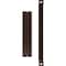 Ekena Millwork 16" Pull Handle & 12" Flush Pull for 1 3/8" Doors, Rustic Brown GB6001PP31612RB - alternate 2